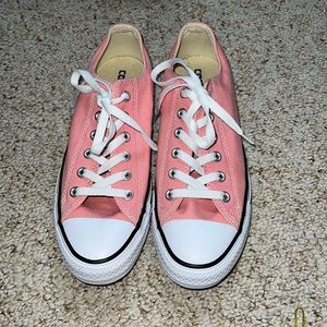 Salmon colored Converse
